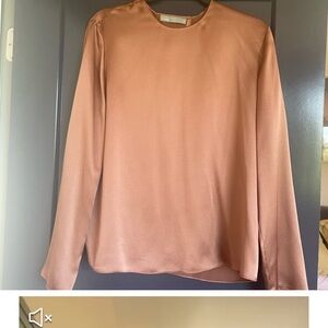 Vince Women's Blouse in burnt orange